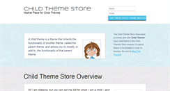 Desktop Screenshot of childthemestore.com